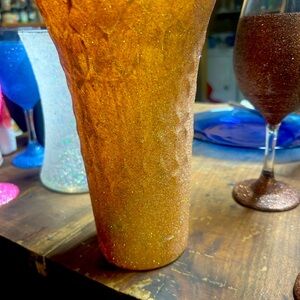 Glitter vase